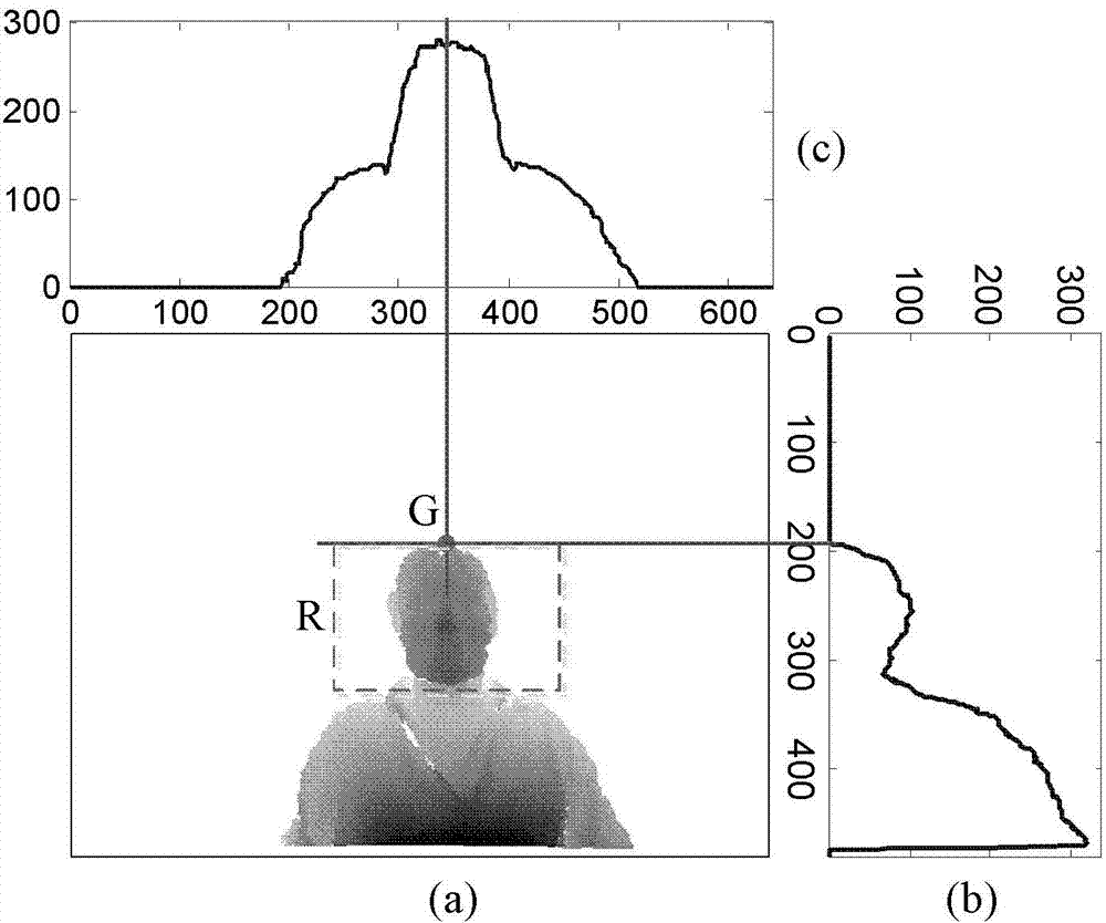 Head posture estimation method based on depth information and color image