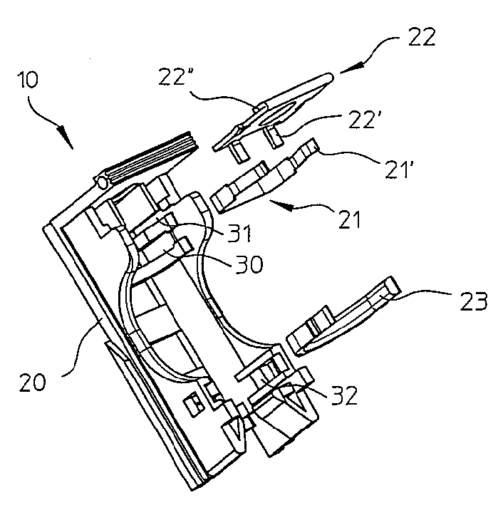 Electric appliance switch comprising a fuse seat