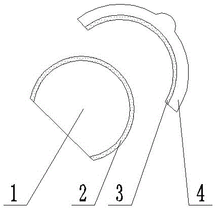 Composite diamond-ene artificial joint and production method thereof