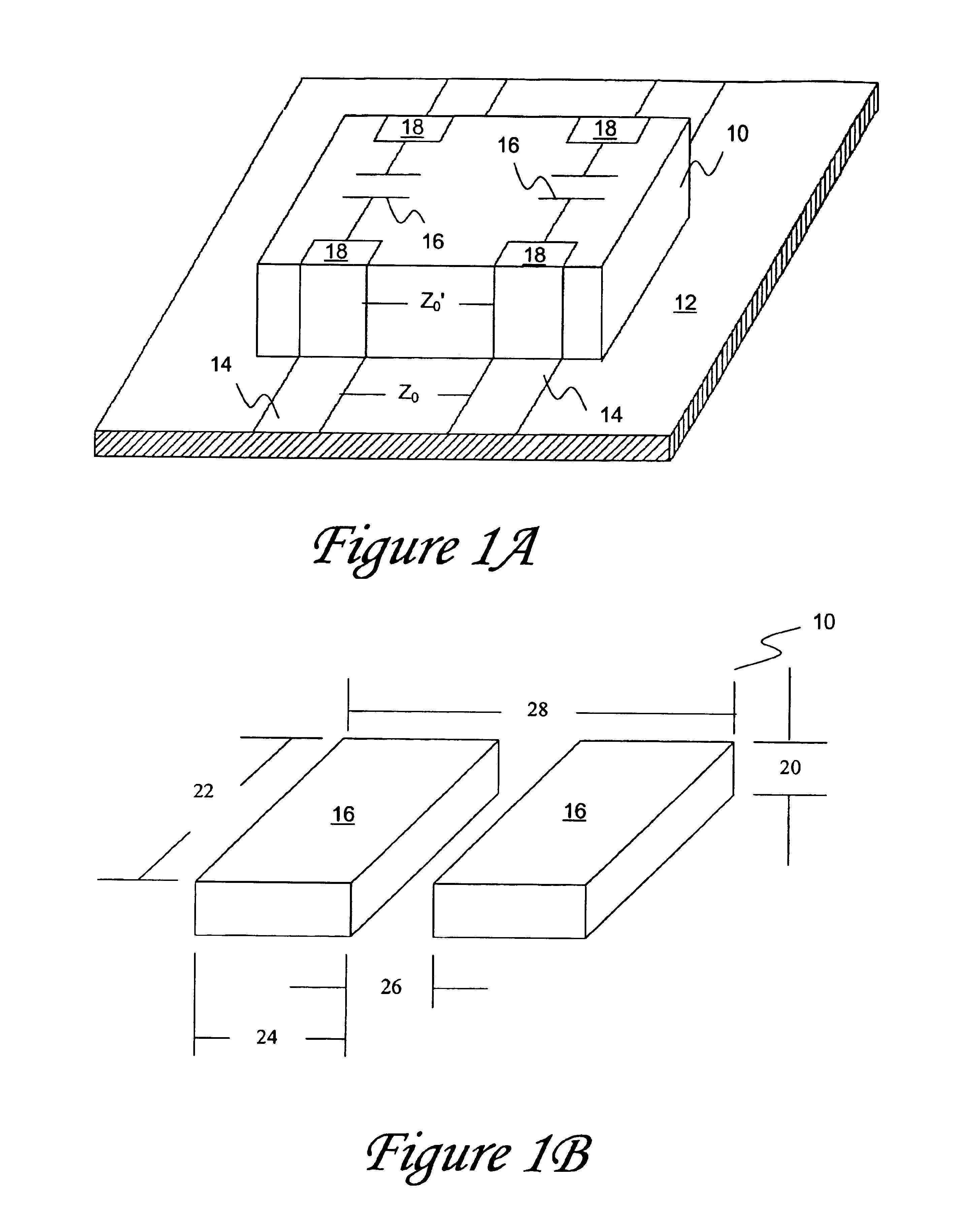 Transmission line capacitor