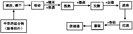 Health-care wine and preparation method thereof