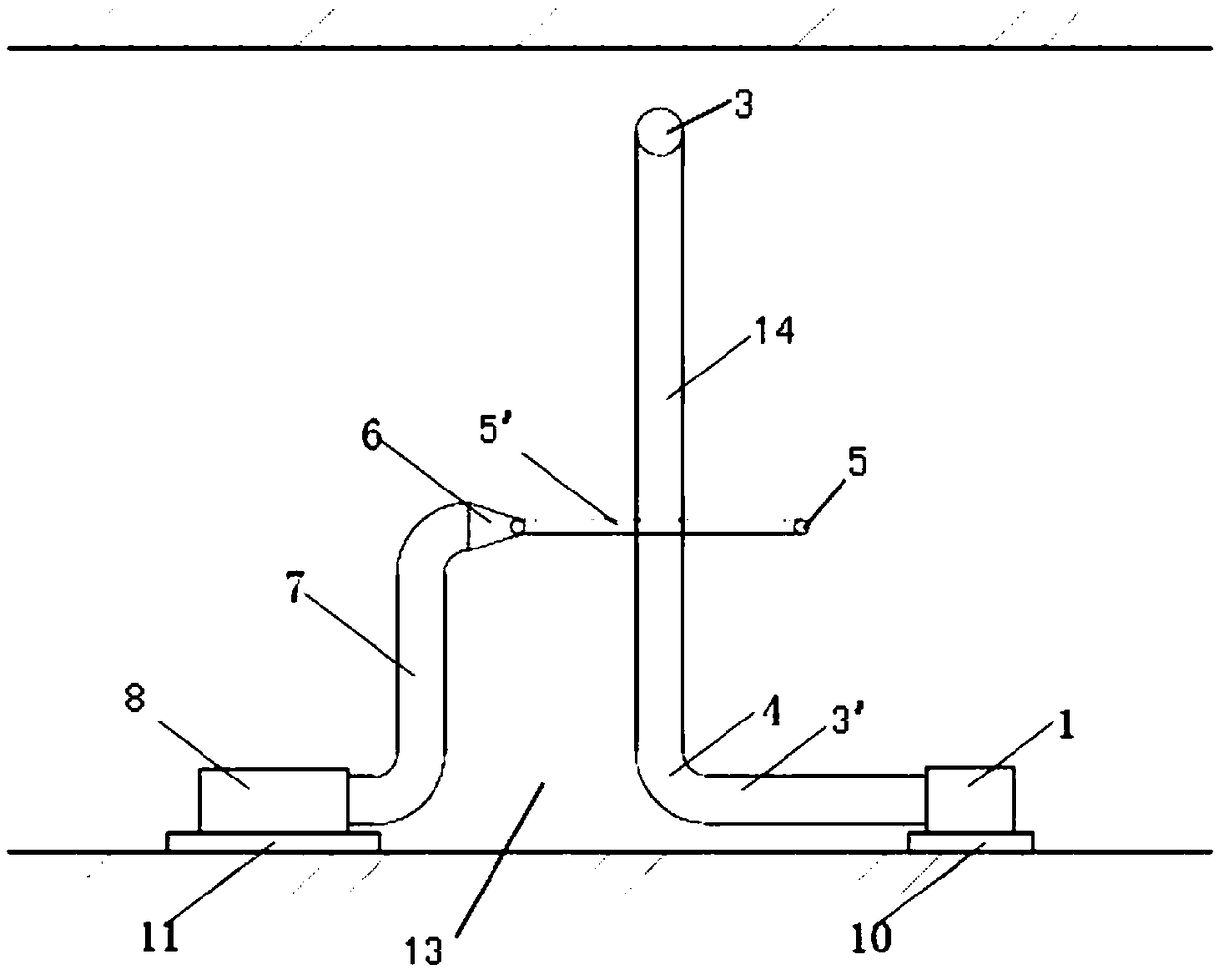 Ventilation and dust removal system for underground large-section and long-distance heading face