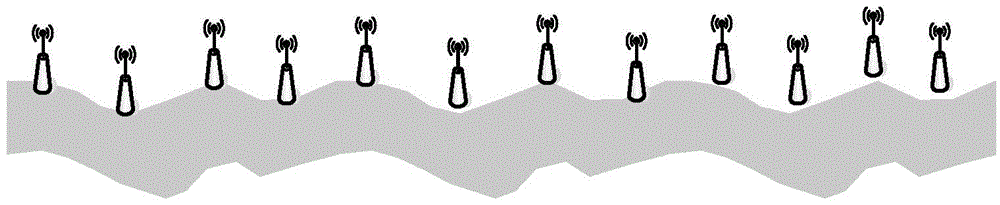 Wireless chain-type transmission system