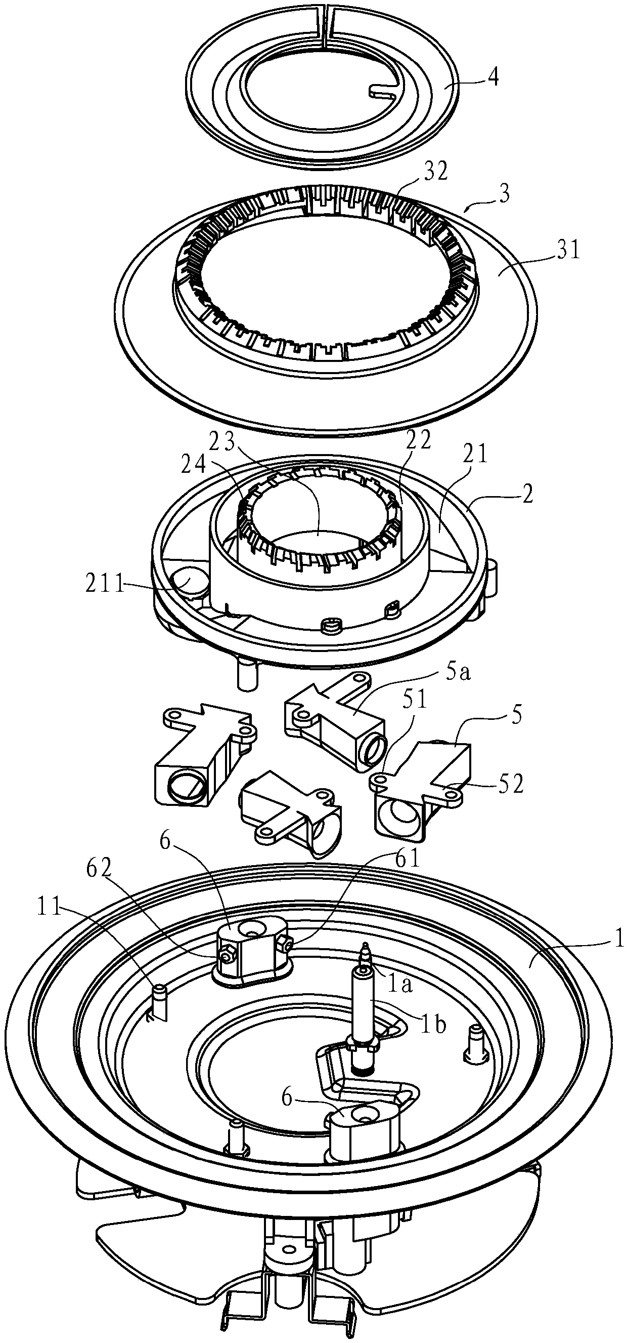 Upper air admission combustor