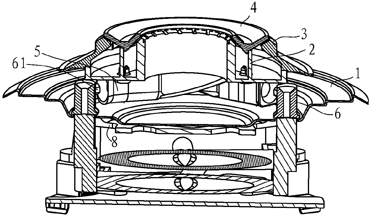 Upper air admission combustor