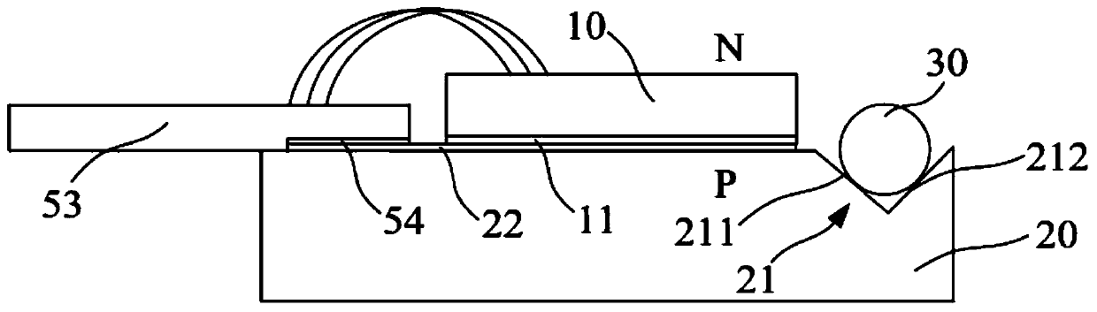 Laser emitting device for laser radar, and laser radar