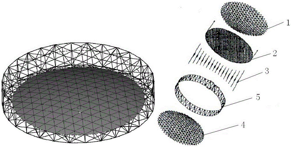 Mesh surface hooking-prevention isolating apparatus for satellite-borne annular mesh-shaped antenna