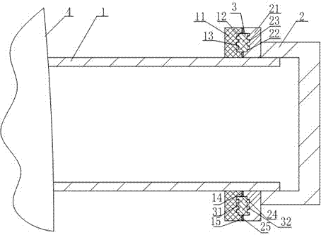 Improved structure based on detection port of ventilation equipment