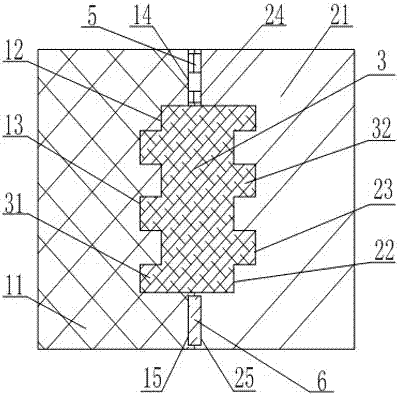 Improved structure based on detection port of ventilation equipment