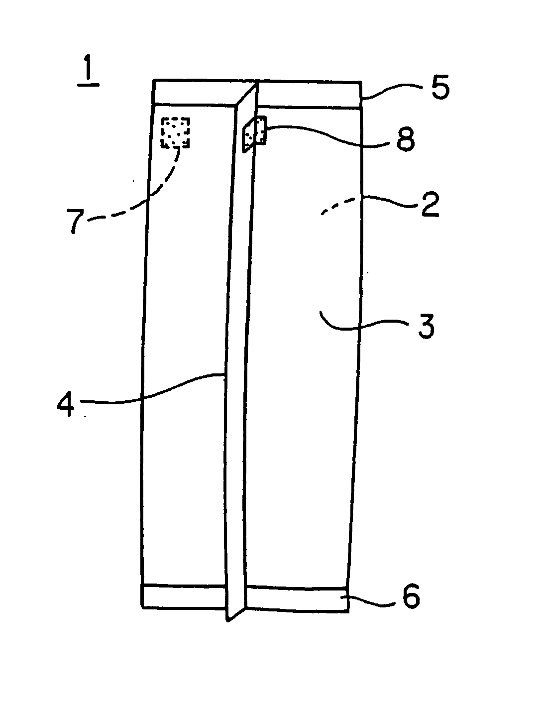 Packaging member with easy-opening means