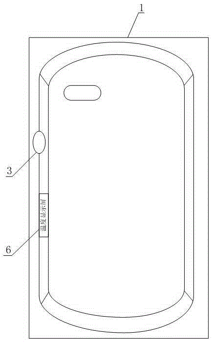 Warming mobile phone case