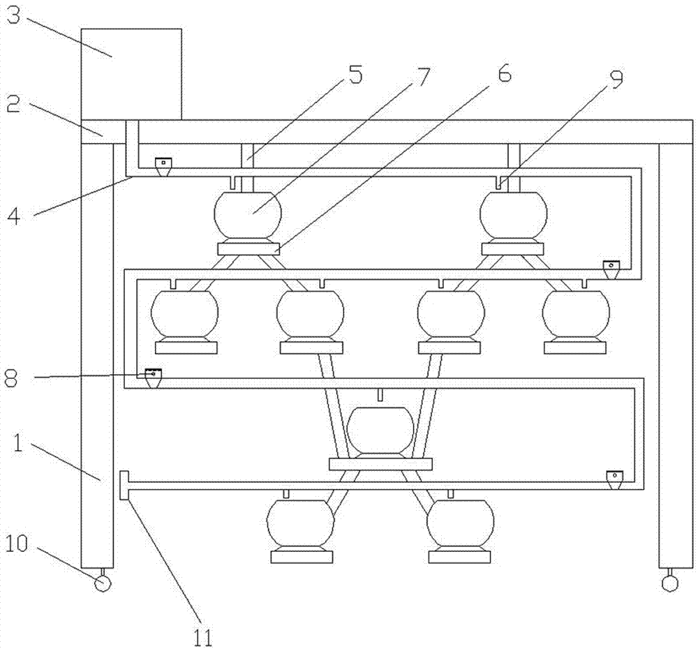 Series household soilless culture device