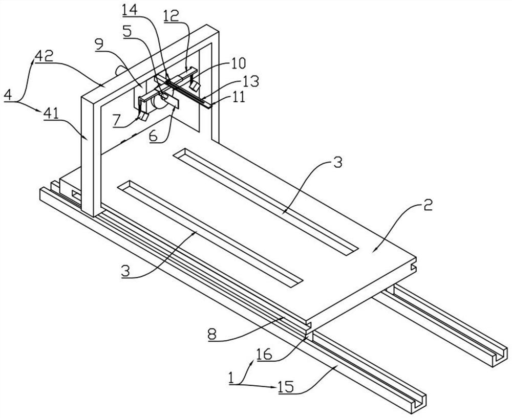 Laser detection device for substances