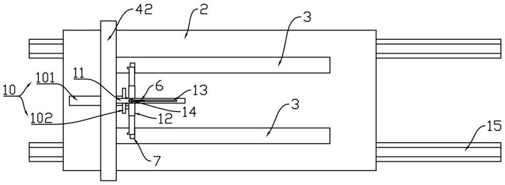 Laser detection device for substances