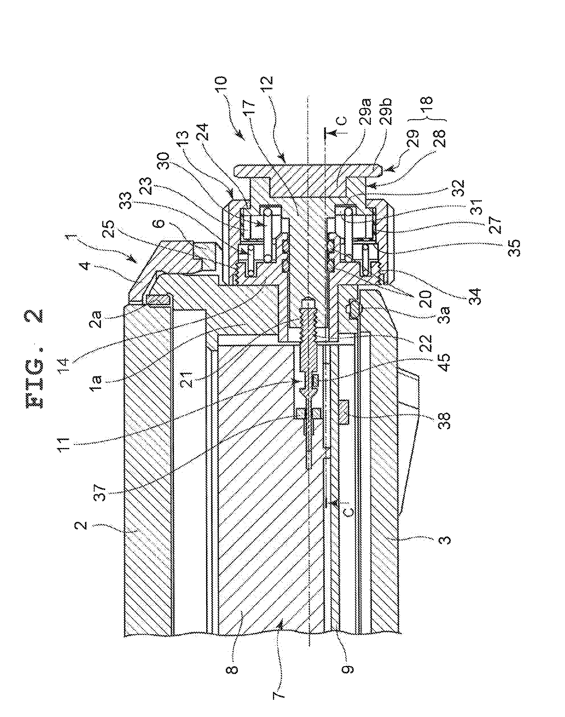 Switch device and wristwatch