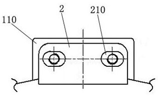 Three-support insulator fixing structure and GIL