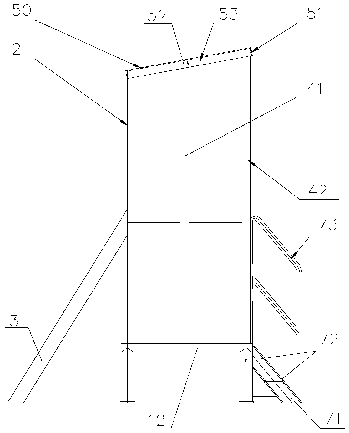 Outdoor propaganda platform