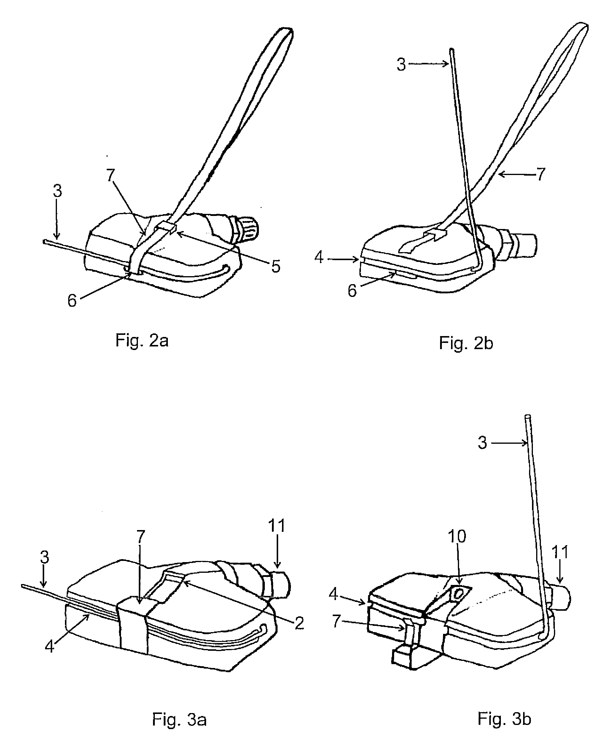 Stowable antenna for tpms sensor