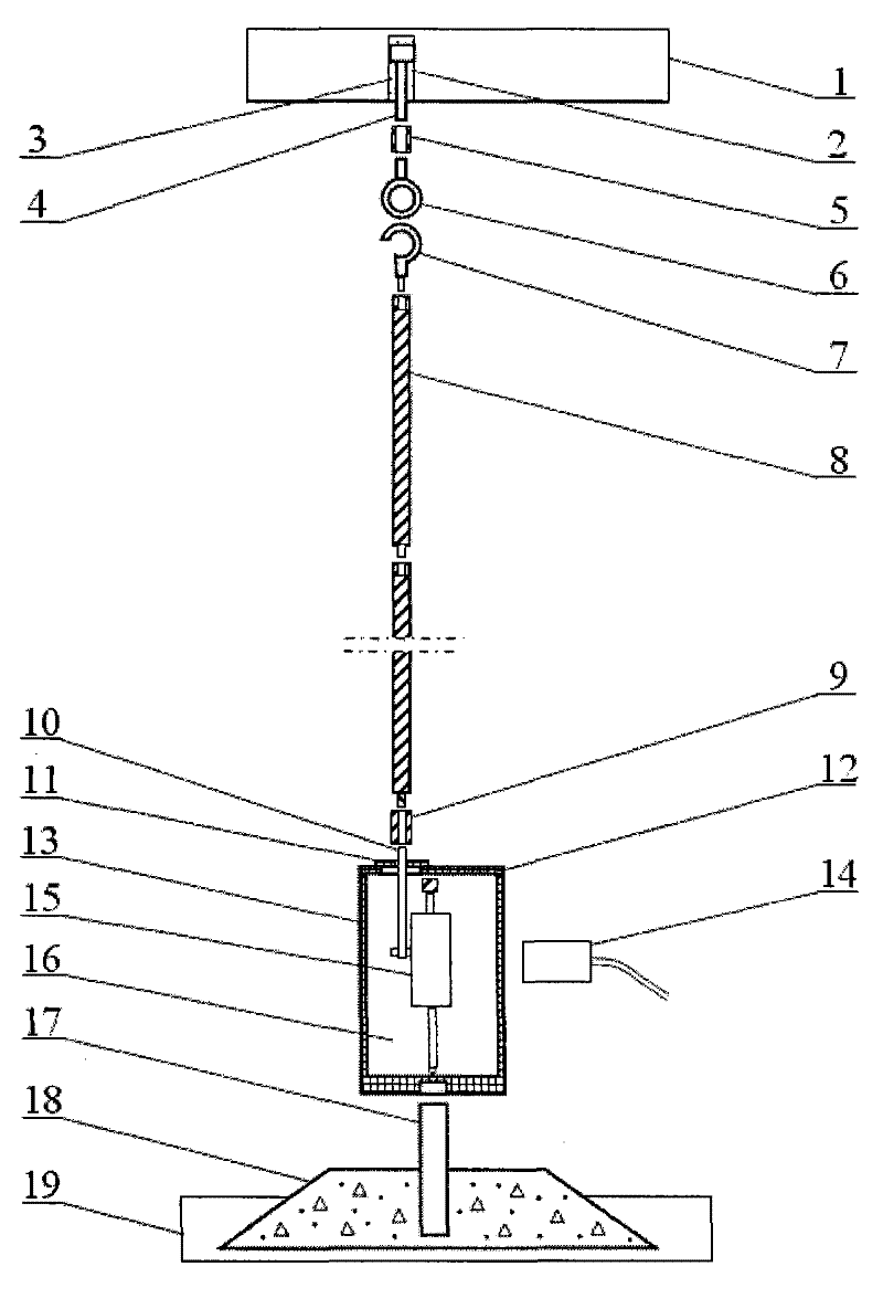 Oil seal type dial indicator settlement gauge