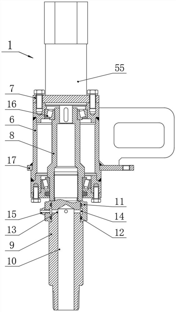 Hydraulic pipe cutter for horizontal freezing pipe in tunnel