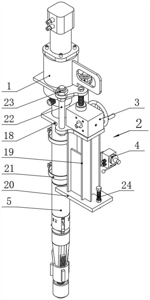 Hydraulic pipe cutter for horizontal freezing pipe in tunnel