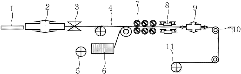 Production method for seamless pure-calcium core-spun yarn