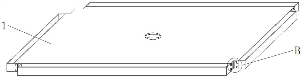 Rapid pressing device for mechanical manufacturing equipment