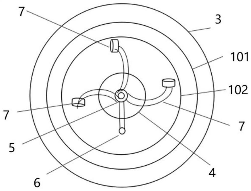 Gas-liquid circulation system of airlift fermentation tank