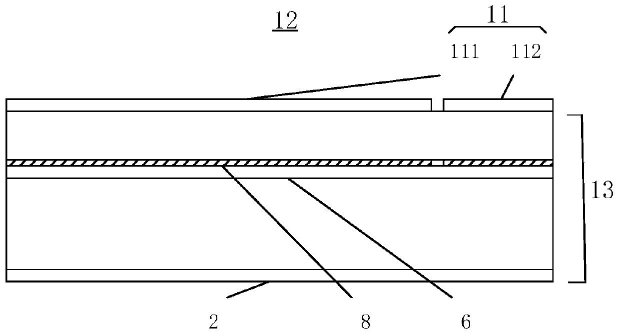 Segmented modulation structure, laser and manufacturing method thereof