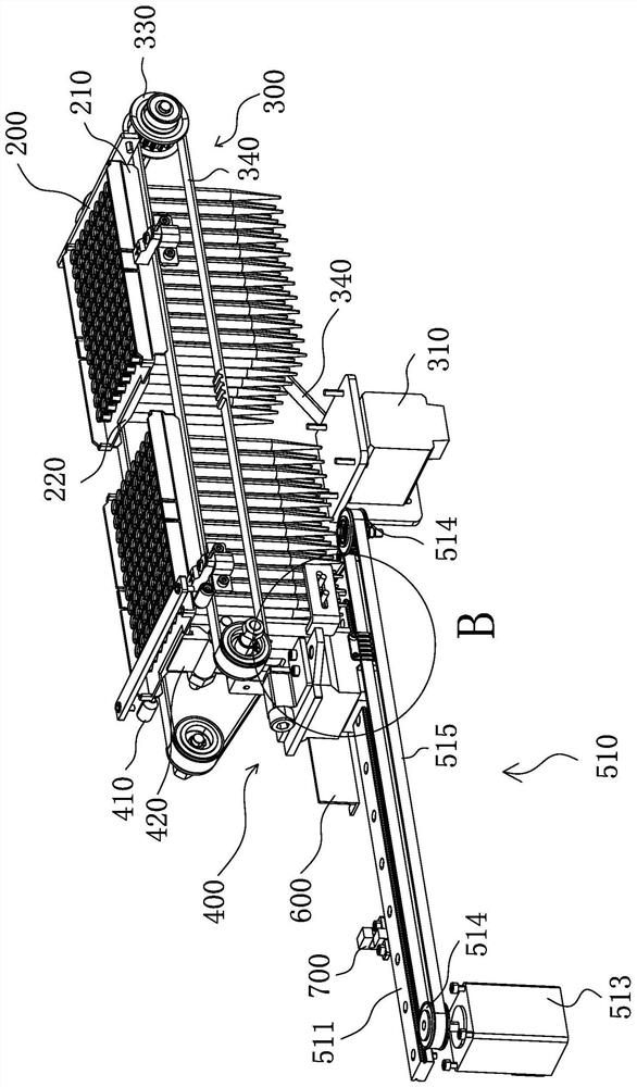 A consumable conveying device for an analyzer