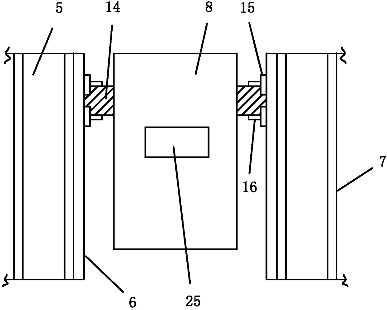 A bisporus root cutting machine