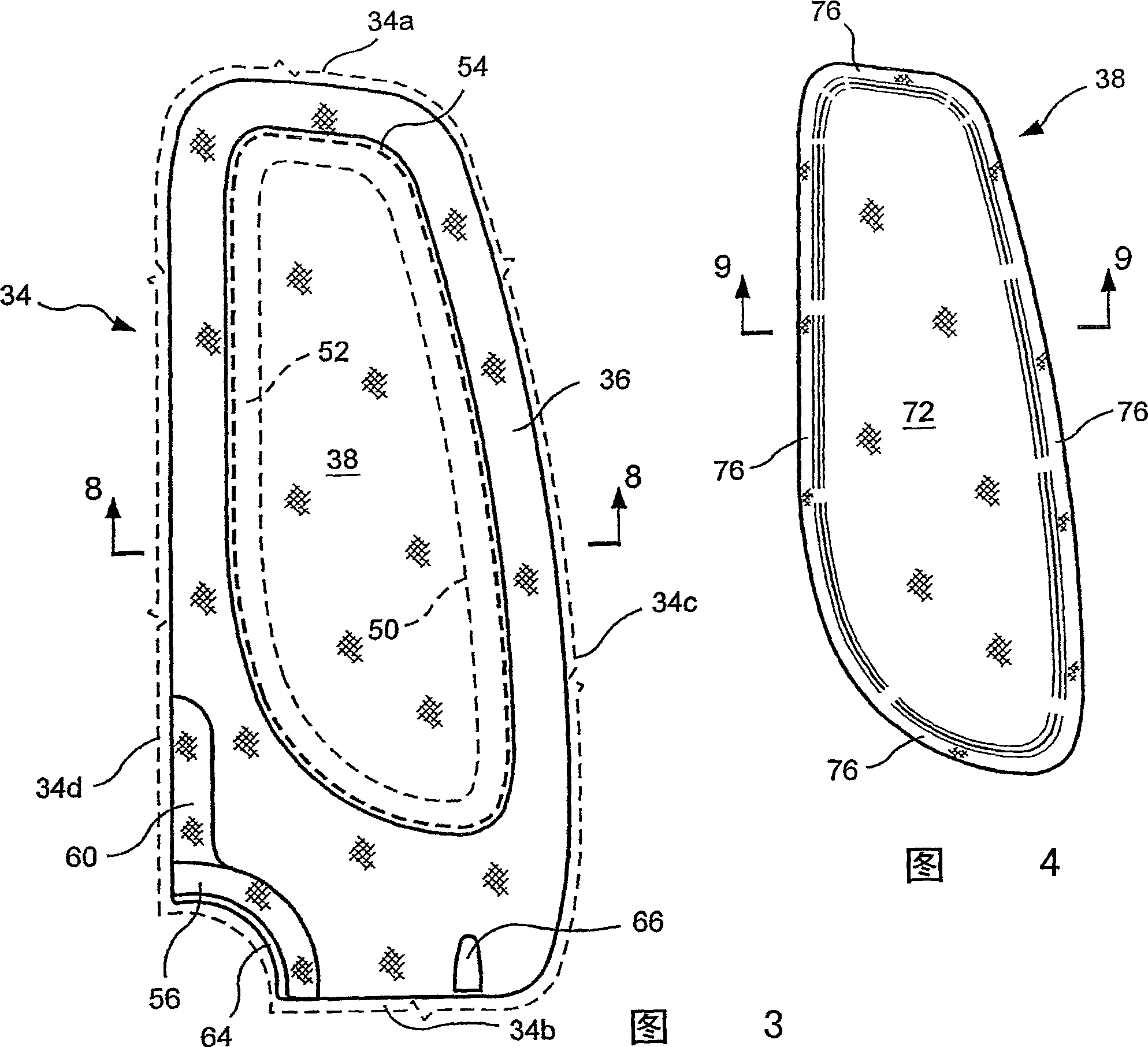 Gusset for a light-weight bag, a bag assembled therefrom, and methods for the manufacture and assembly thereof