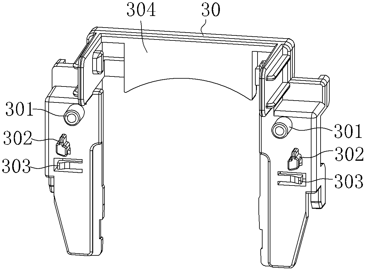 Separation blade mechanism of capsule coffee maker