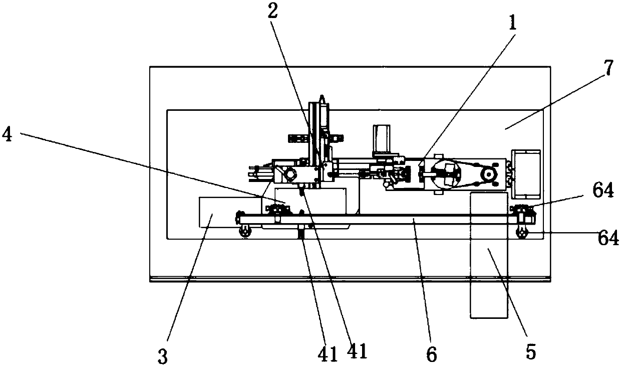 Automobile rotating shaft tube automatic grinding device