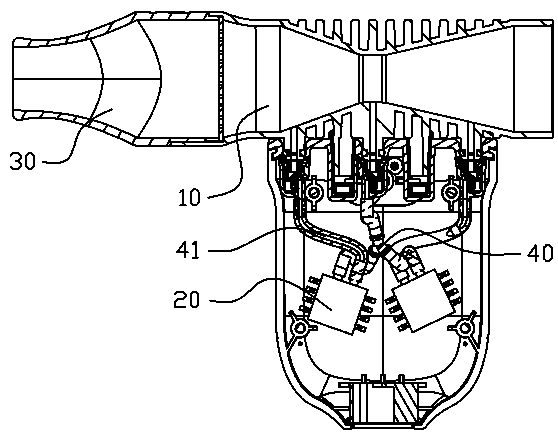 Detection device for lung function tester