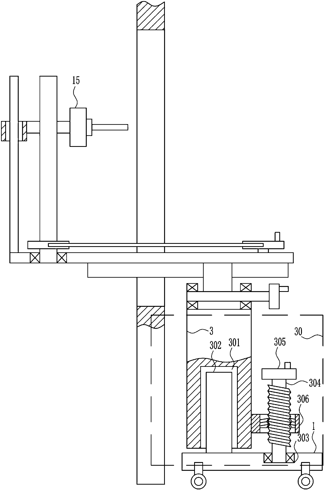 Drilling equipment for mounting wall-mounted solar water heater