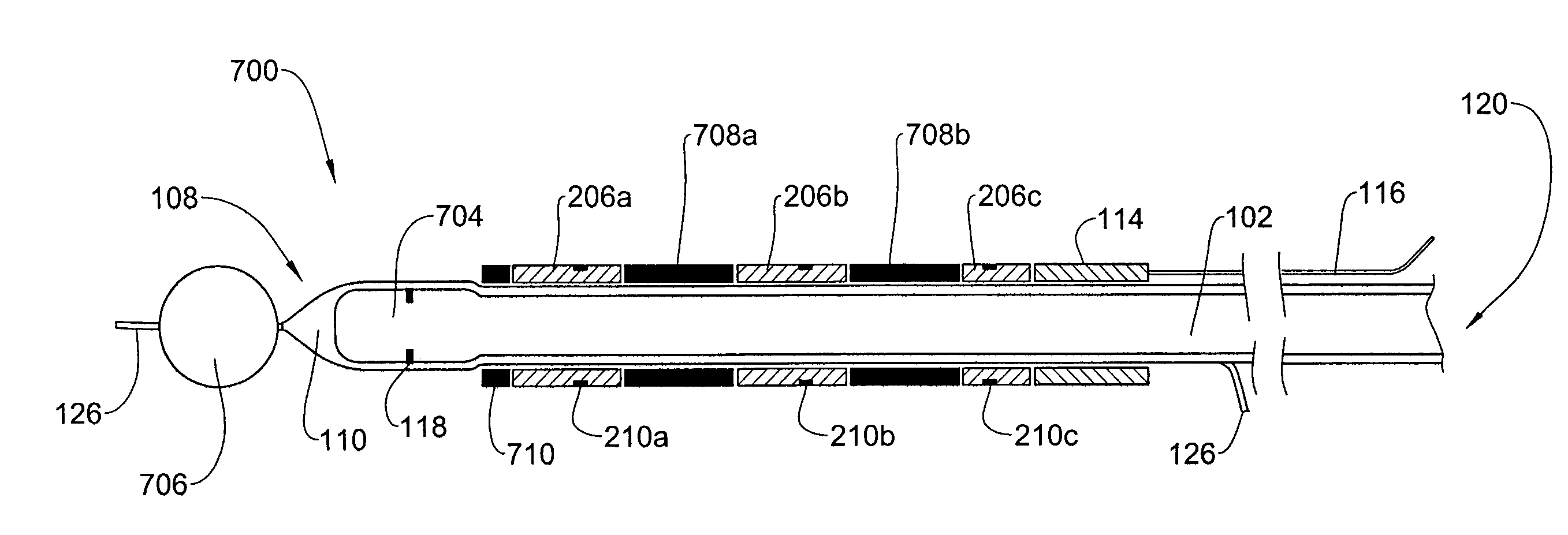 Balloon catheter for multiple adjustable stent deployment