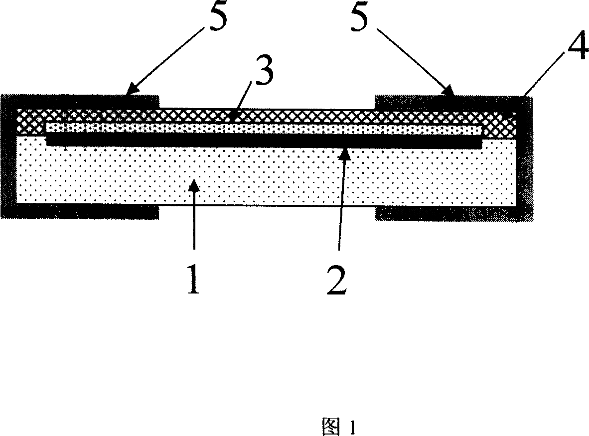 A surface paste fuse of nano carborundum-alumina porcelain base and its making method