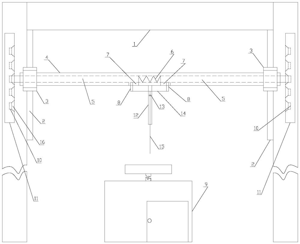 A pull-up device for students to exercise