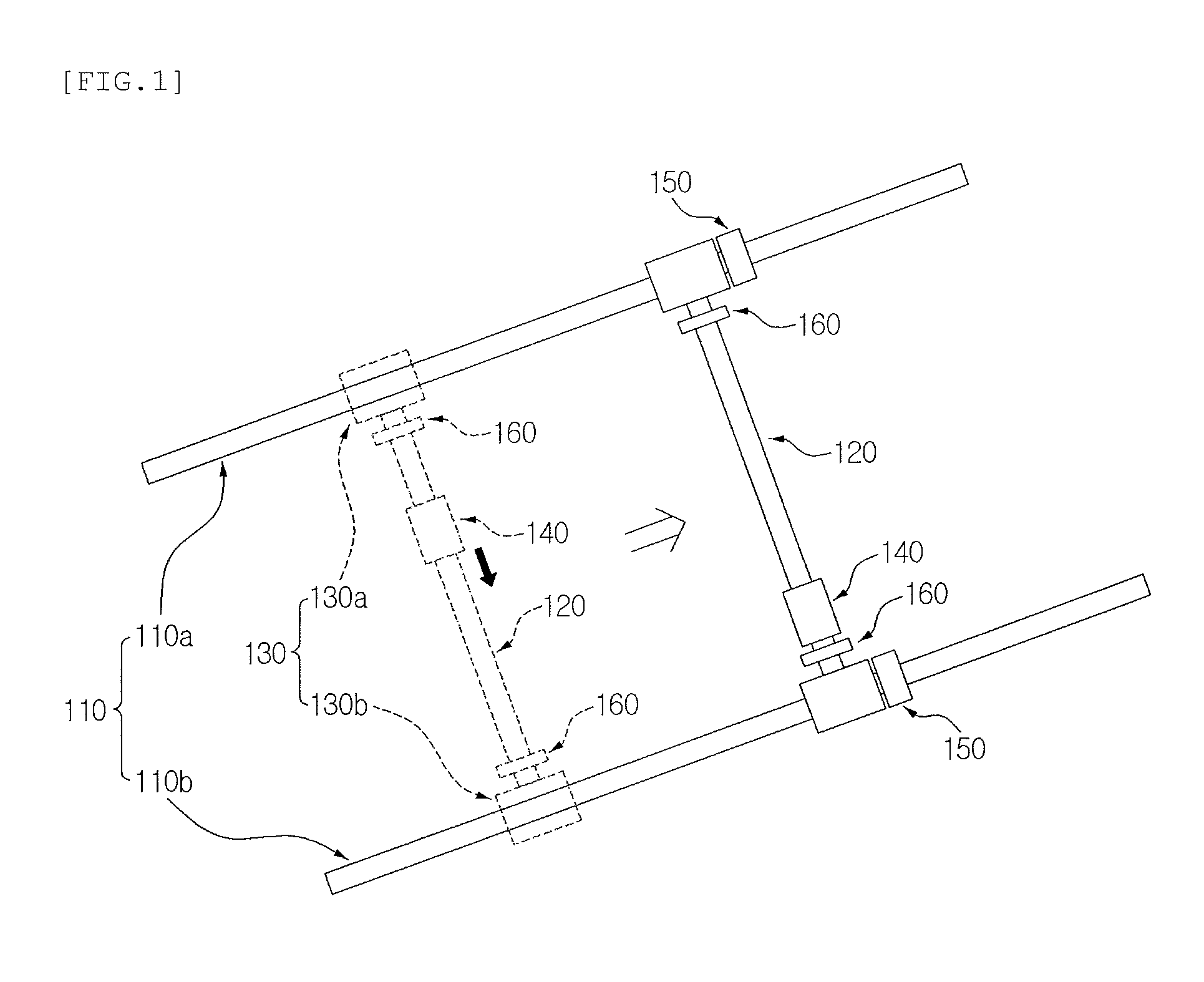 Apparatus for antenna weightlessness deployment test