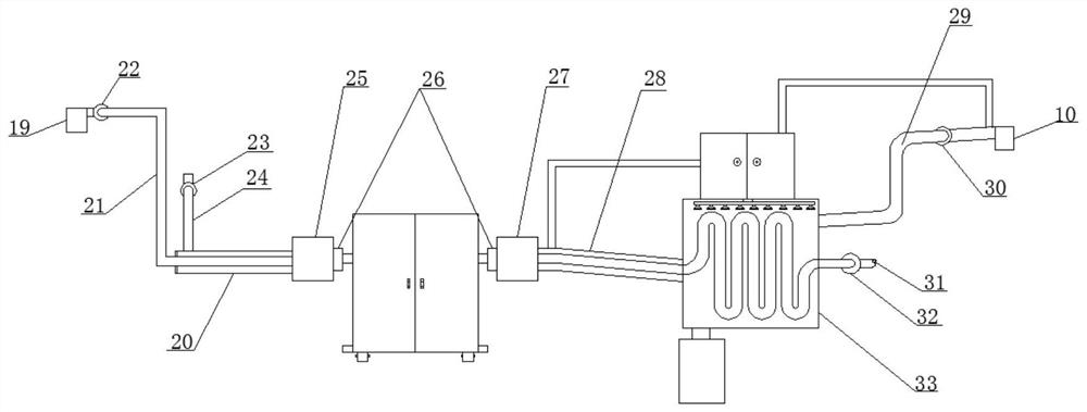 Special fresh air handling unit for negative-pressure isolation ward