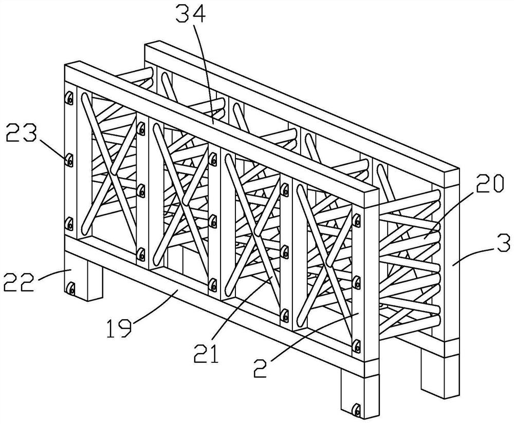 A lining trolley for dovetail large-section tunnel and its construction method