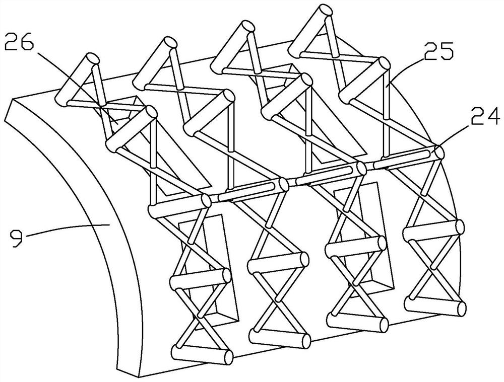 A lining trolley for dovetail large-section tunnel and its construction method