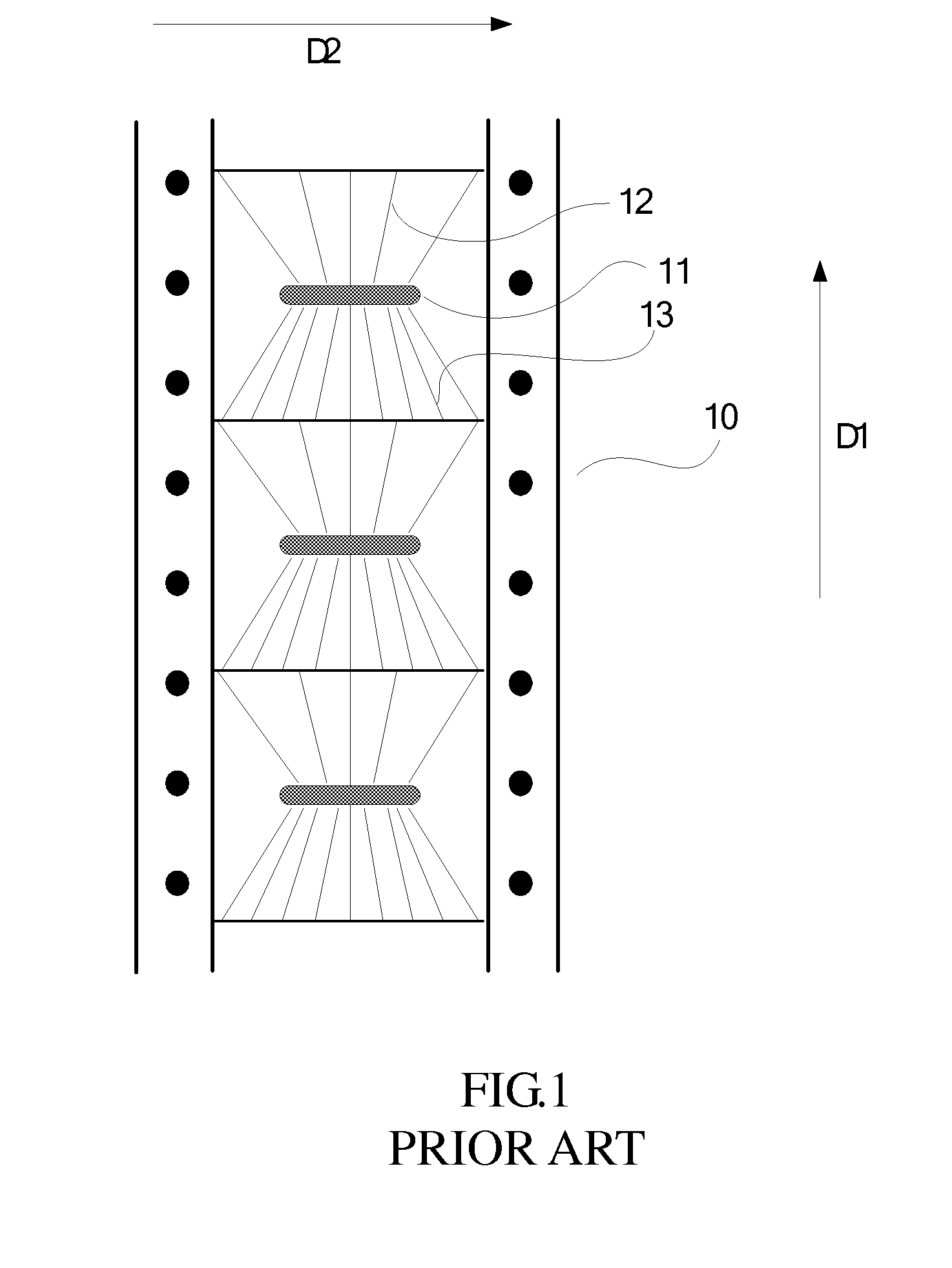 Tape substrate with chip on film structure for liquid crystal display panel