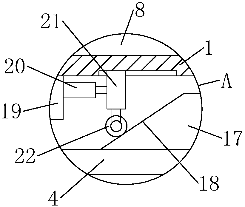 Surface grinding device convenient for wood clamping and fixing