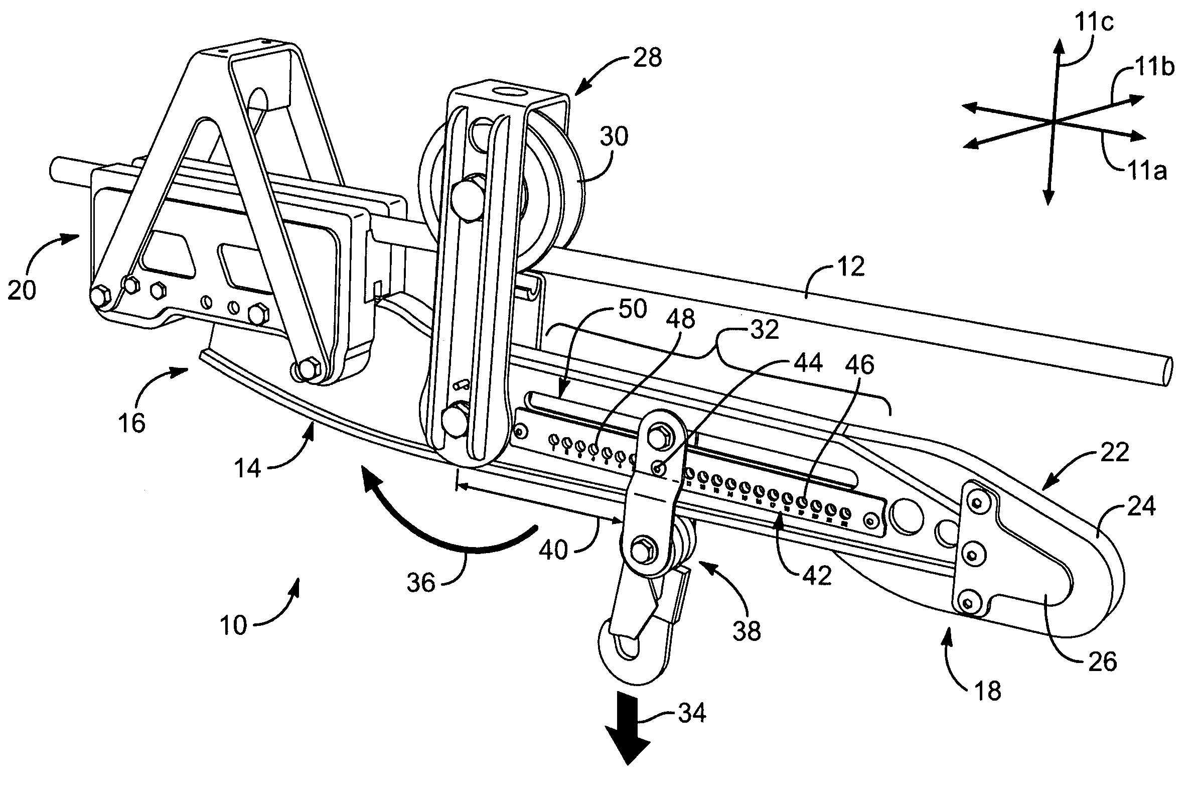 Dynamically controllable, trolley brake