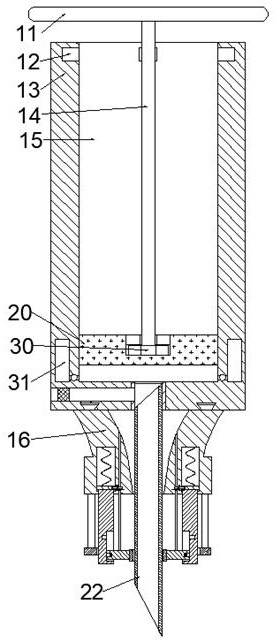 A medical anesthesia needle based on life science technology and its application method