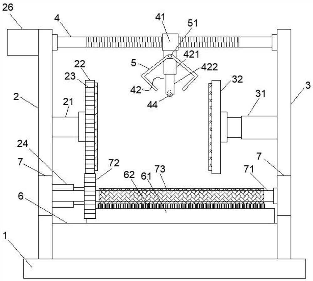 Automatic polishing machine for lining stainless steel pipe machining and using method