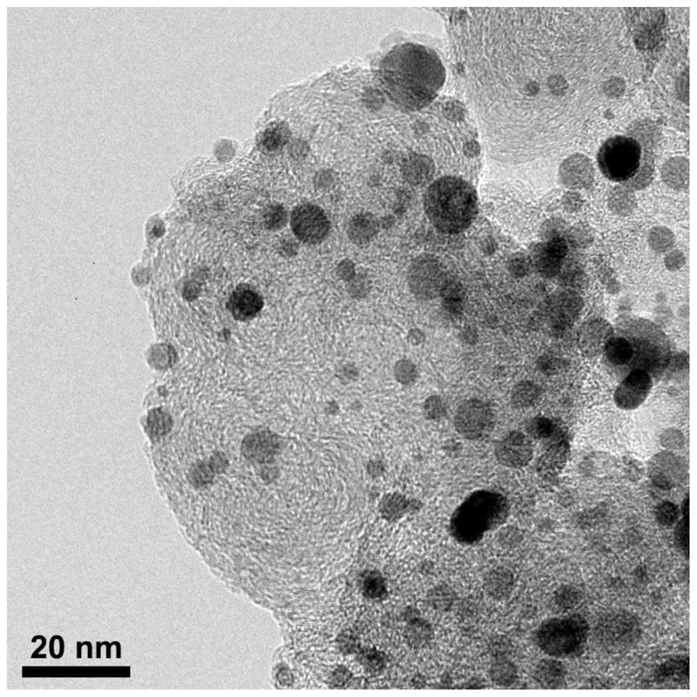 A platinum-iron intermetallic compound coated with nitrogen-doped carbon layer and its preparation and application