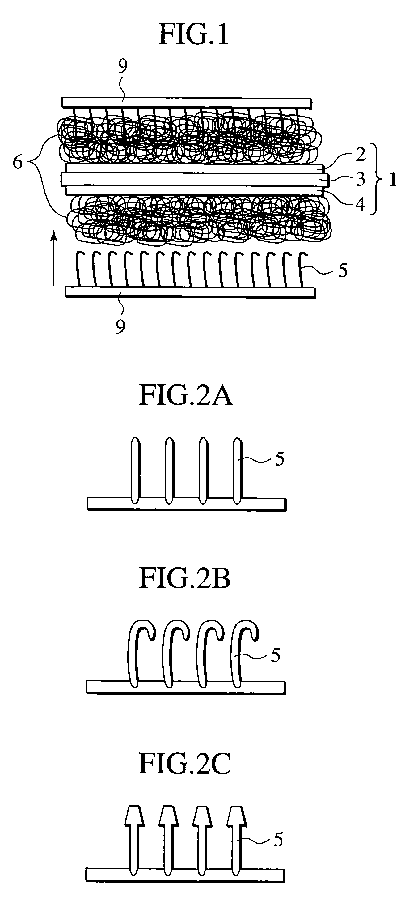 Fuel cell collector structure and solid oxide fuel cell stack using the same